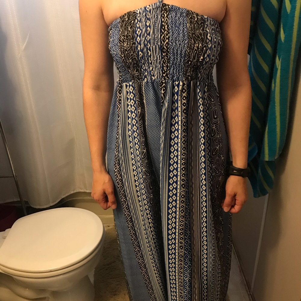 Floor length beach dress